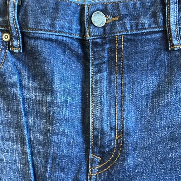 Banana Republic straight 34 waist 32 length blue jeans - Picture 2 of 6